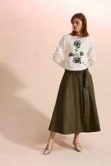 COTTON SKIRT CLEMENTIN - SKIRTS - SCAPA FASHION - SCAPA OFFICIAL