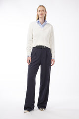 COTTON MIXED CASHMERE PULL BLUSH - PULLS - SCAPA FASHION - SCAPA OFFICIAL