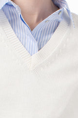 COTTON MIXED CASHMERE PULL BLUSH - PULLS - SCAPA FASHION - SCAPA OFFICIAL