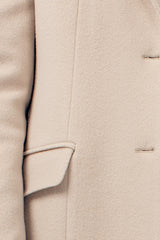 VIRGIN WOOL BLEND SINGLE-BREASTED COAT GWENYTH - COATS - SCAPA FASHION - SCAPA OFFICIAL