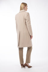 VIRGIN WOOL BLEND SINGLE-BREASTED COAT GWENYTH - COATS - SCAPA FASHION - SCAPA OFFICIAL