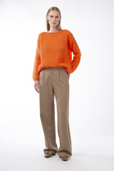 MOHAIR BLEND OPEN JERSEY STITCH PULL GENNY - PULLS - SCAPA FASHION - SCAPA OFFICIAL