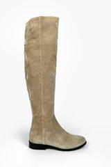 suede knee-length boot - SHOES - SCAPA FASHION - SCAPA OFFICIAL