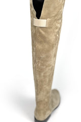 suede knee-length boot - SHOES - SCAPA FASHION - SCAPA OFFICIAL