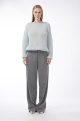 MOHAIR BLEND OPEN JERSEY STITCH PULL GENNY - PULLS - SCAPA FASHION - SCAPA OFFICIAL