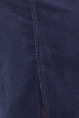 COTTON STRETCH DENIM FRONT SPLIT SKIRT MERYN - SKIRTS - SCAPA FASHION - SCAPA OFFICIAL