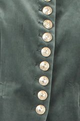 COTTON VELVET SINGLE-BREASTED JACKET HYLTON - JACKETS - SCAPA FASHION - SCAPA OFFICIAL