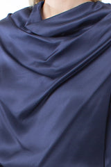 ITALIAN SATIN COWL NECK BLOUSE CLARISSA - SHIRTS - SCAPA FASHION - SCAPA OFFICIAL