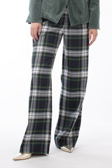 WOOL TRADITIONAL TARTAN TROUSERS JOLENE - TROUSERS - SCAPA FASHION - SCAPA OFFICIAL