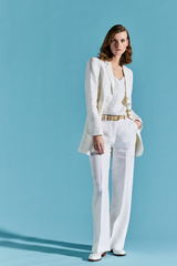 ORANGE PEACH ITALIAN LINEN JACKET HALIFAX - JACKETS - SCAPA FASHION - SCAPA OFFICIAL