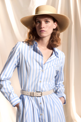 COTTON STRIPED DRESS CHARLIE - DRESSES - SCAPA FASHION - SCAPA OFFICIAL