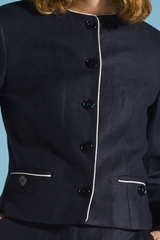 ITALIAN LINEN JACKET FIONA - JACKETS - SCAPA FASHION - SCAPA OFFICIAL