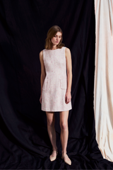 COTTON BLEND BOUCLÉ DRESS FRANCES - DRESSES - SCAPA FASHION - SCAPA OFFICIAL