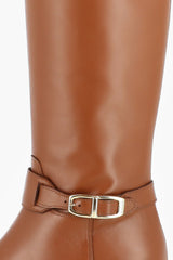 KNEE-HIGH LEATHER BOOTS - SHOES - SCAPA FASHION - SCAPA OFFICIAL
