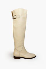 Leather knee-length boots - SHOES - SCAPA FASHION - SCAPA OFFICIAL