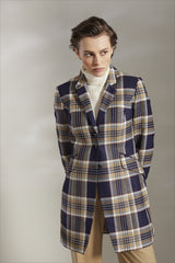 WOOL TARTAN JACKET JACKET SHERWOOD - Jackets - SCAPA FASHION - SCAPA OFFICIAL