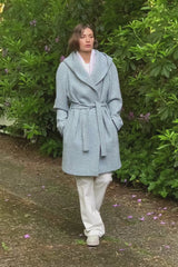 TWEED WOOL RELAXED FIT COAT PIA