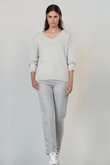 COTTON V-NECK PULL GRANT - PULLS - SCAPA FASHION - SCAPA OFFICIAL