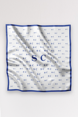 SILK MONOGRAM SHAWL BRAND - ACCESSOIRES - SCAPA FASHION - SCAPA OFFICIAL