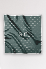 SILK MONOGRAM SHAWL BRAND - ACCESSOIRES - SCAPA FASHION - SCAPA OFFICIAL