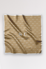 SILK MONOGRAM SHAWL BRAND - ACCESSOIRES - SCAPA FASHION - SCAPA OFFICIAL