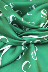 MONOGRAM SILK SHAWL DYLAN - ACCESSOIRES - SCAPA FASHION - SCAPA OFFICIAL
