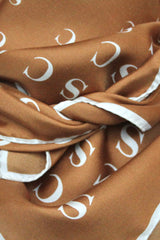 MONOGRAM SILK SHAWL DYLAN - ACCESSOIRES - SCAPA FASHION - SCAPA OFFICIAL