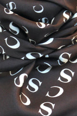 MONOGRAM SILK SHAWL DYLAN - ACCESSOIRES - SCAPA FASHION - SCAPA OFFICIAL