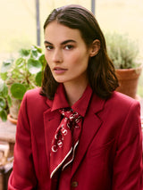 MONOGRAM SILK SHAWL DYLAN - ACCESSOIRES - SCAPA FASHION - SCAPA OFFICIAL