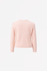 BUTTONED ALPACA CARDIGAN GRACE - OLD PINK/WINE/BLUE - PULLS - SCAPA FASHION - SCAPA OFFICIAL