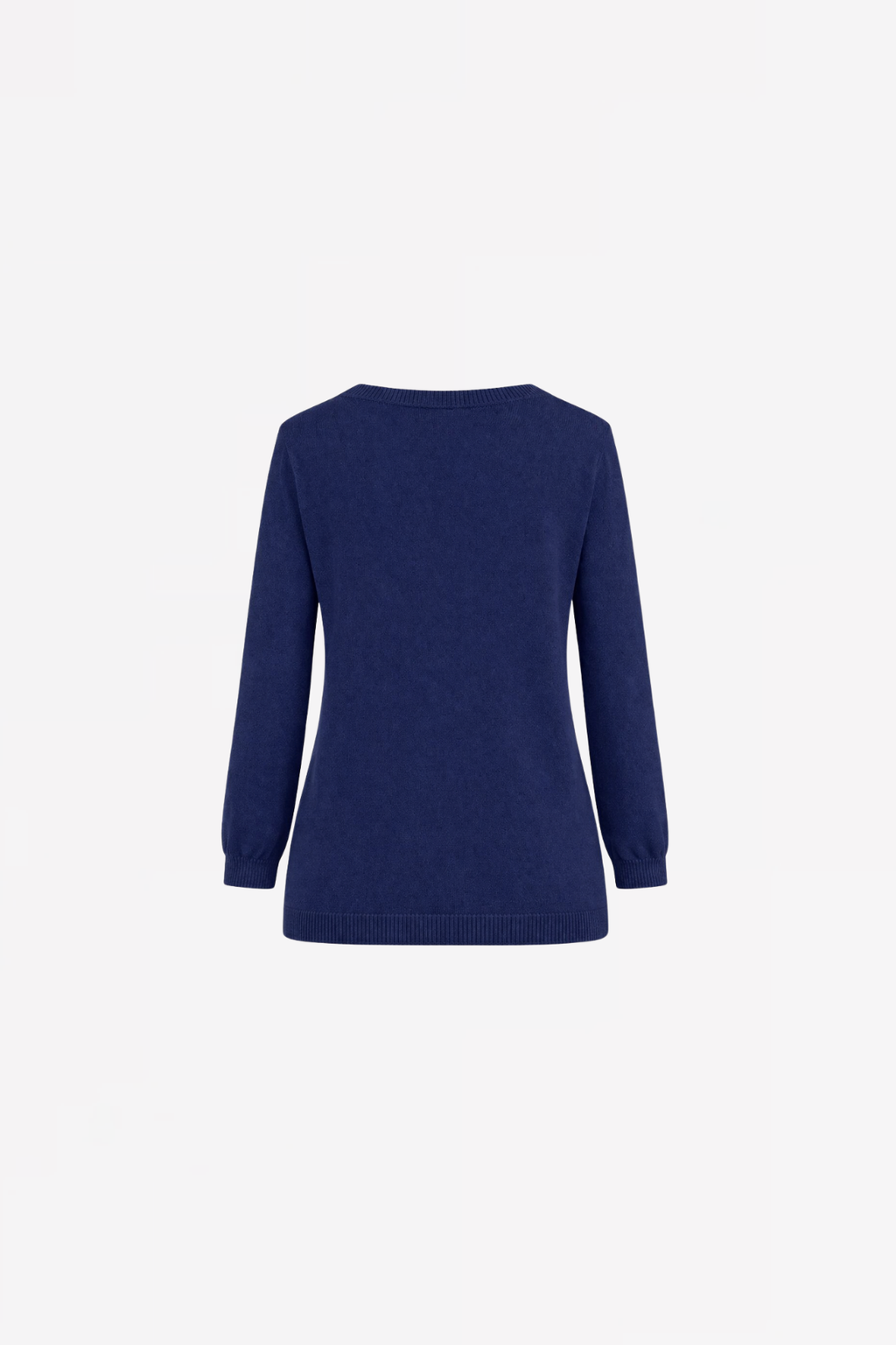V-NECK PULL CLARICE - WHITE/NAVY/LIGHT BLUE - PULLS - SCAPA FASHION - SCAPA OFFICIAL