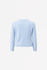 BUTTONED ALPACA CARDIGAN GRACE - OLD PINK/WINE/BLUE - PULLS - SCAPA FASHION - SCAPA OFFICIAL