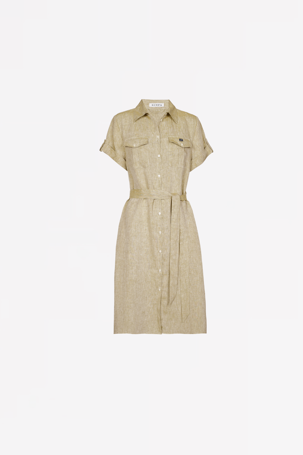 LINEN DRESS MALLOW -  - SCAPA FASHION - SCAPA OFFICIAL