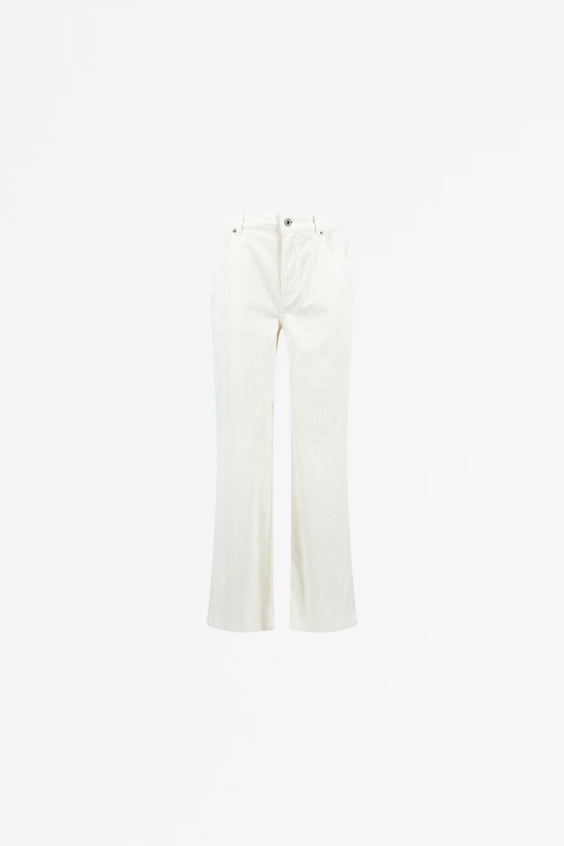 WIDE LEG TROUSER YANIS - OFF  WHITE - TROUSERS - SCAPA FASHION - SCAPA OFFICIAL