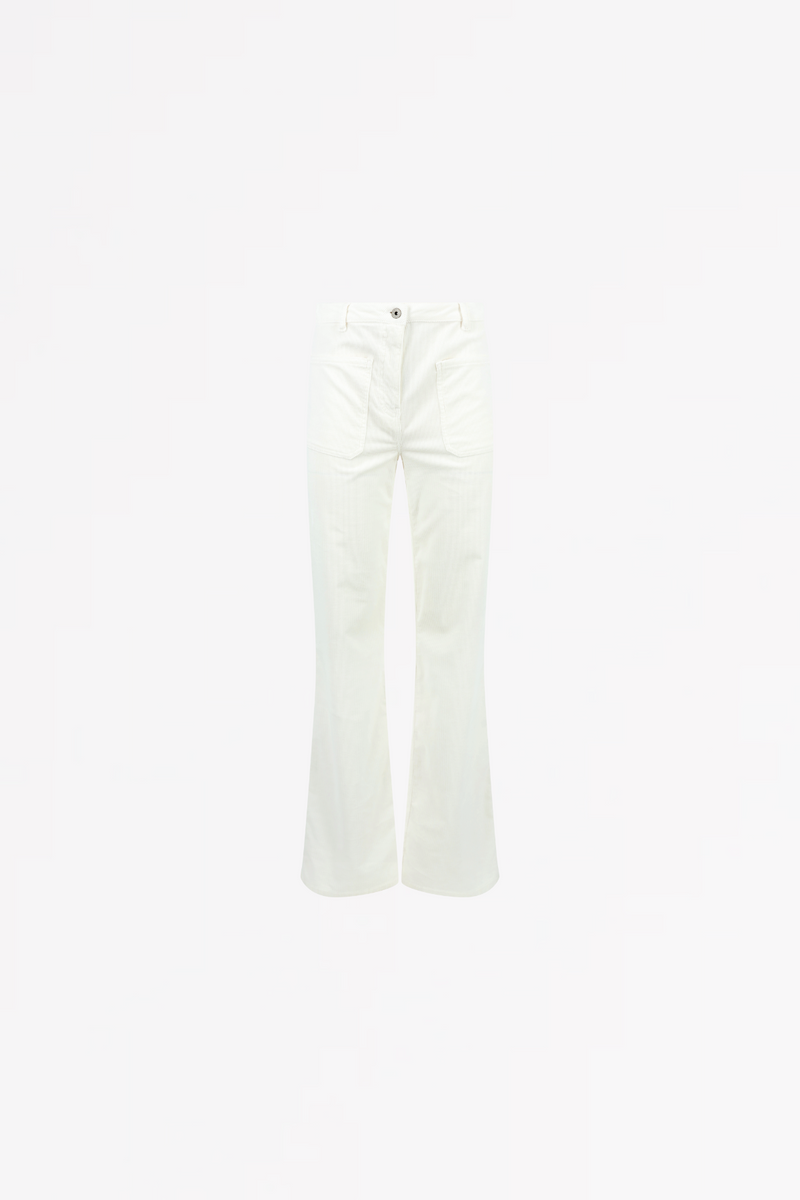 FLARED CORDUROY TROUSER WINSTER - TROUSERS - SCAPA FASHION - SCAPA OFFICIAL