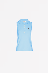 COTTON SLEEVELESS POLO SHIRT GINGER - Shirts - SCAPA FASHION - SCAPA OFFICIAL