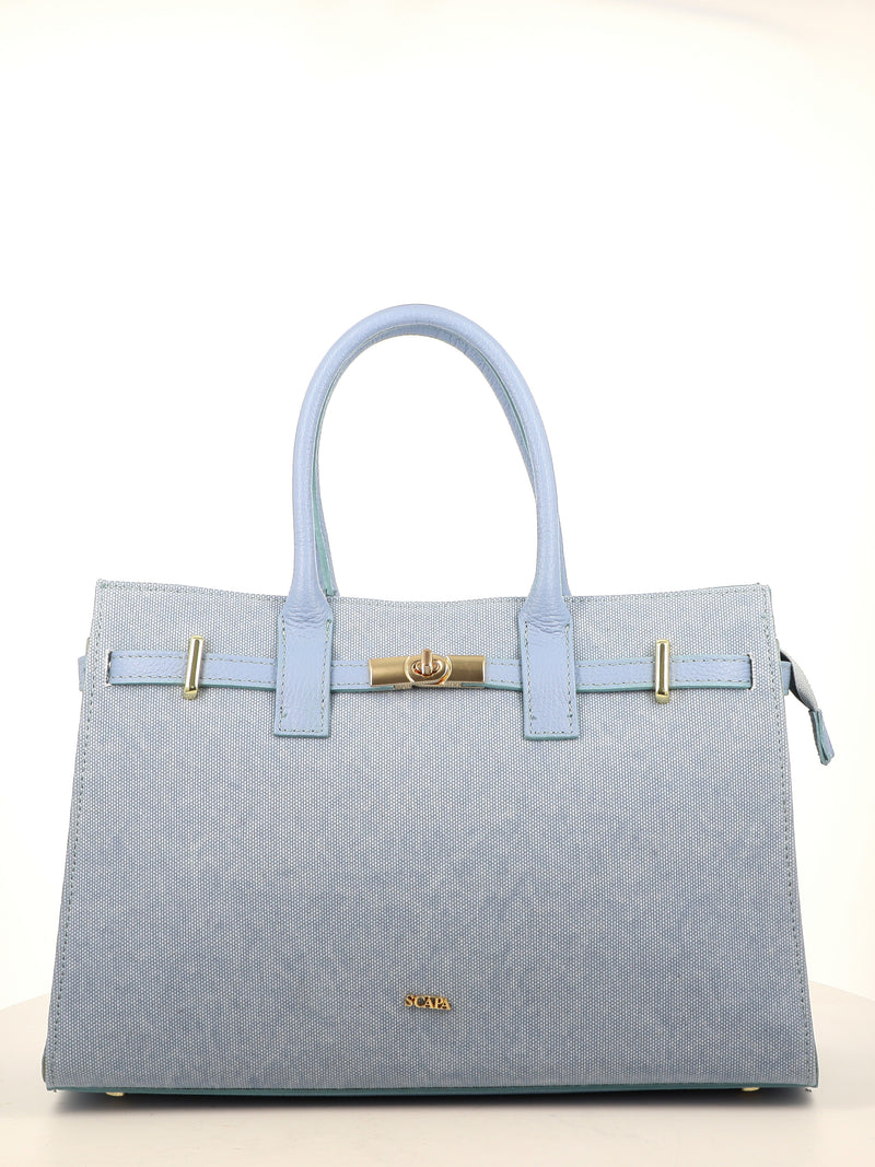 HANDBAG TEXTURED FABRIC