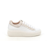 SNEAKER MIXED LEATHER AND SOFT SUEDE