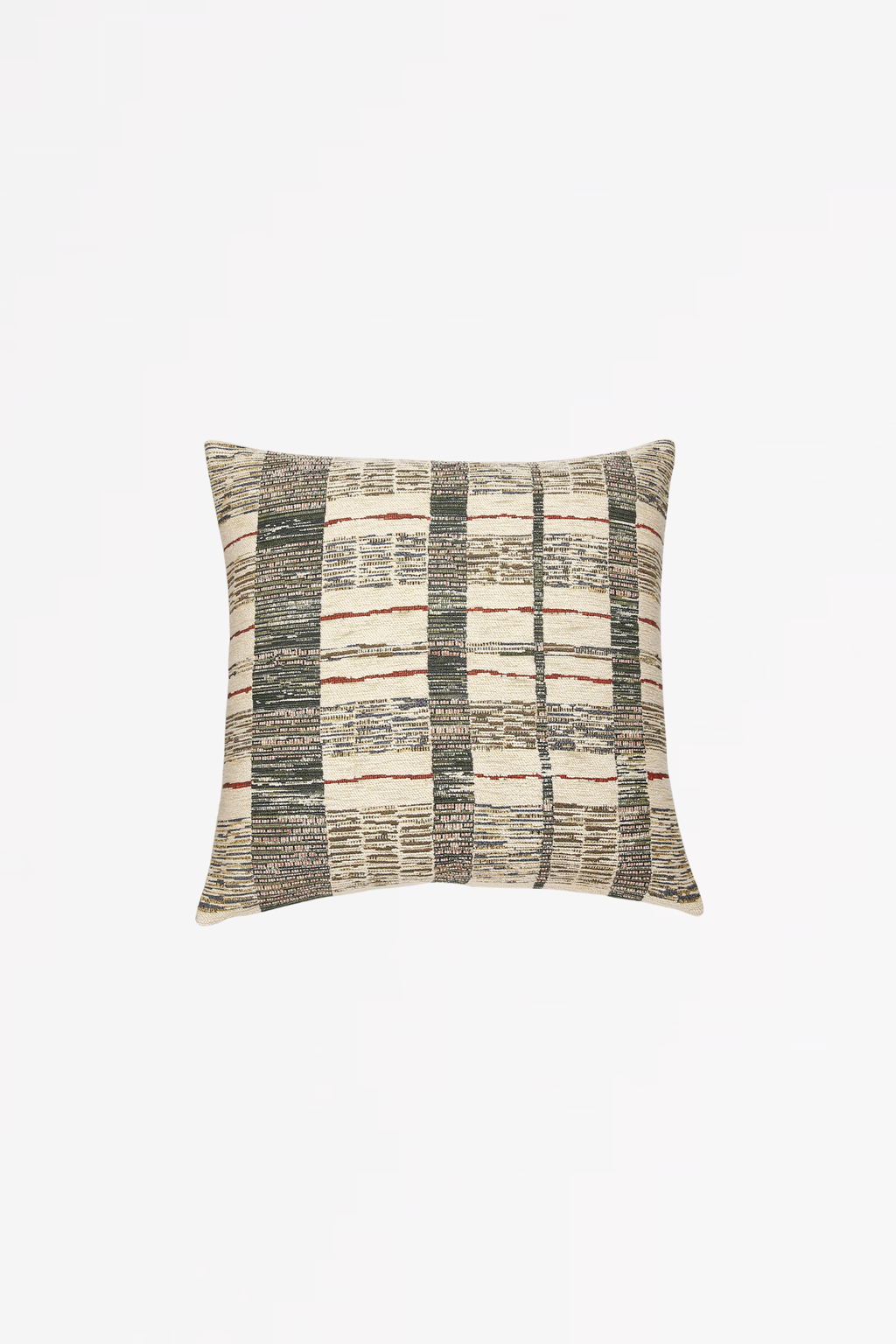 Perth Cushion Cover- sand & hunting green - CUSHION COVER - SCAPA FASHION - SCAPA OFFICIAL