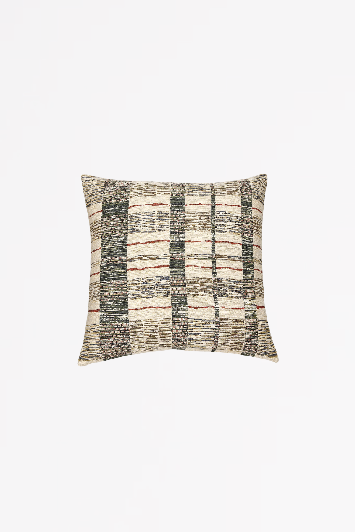 Perth Cushion Cover- sand & hunting green - CUSHION COVER - SCAPA FASHION - SCAPA OFFICIAL