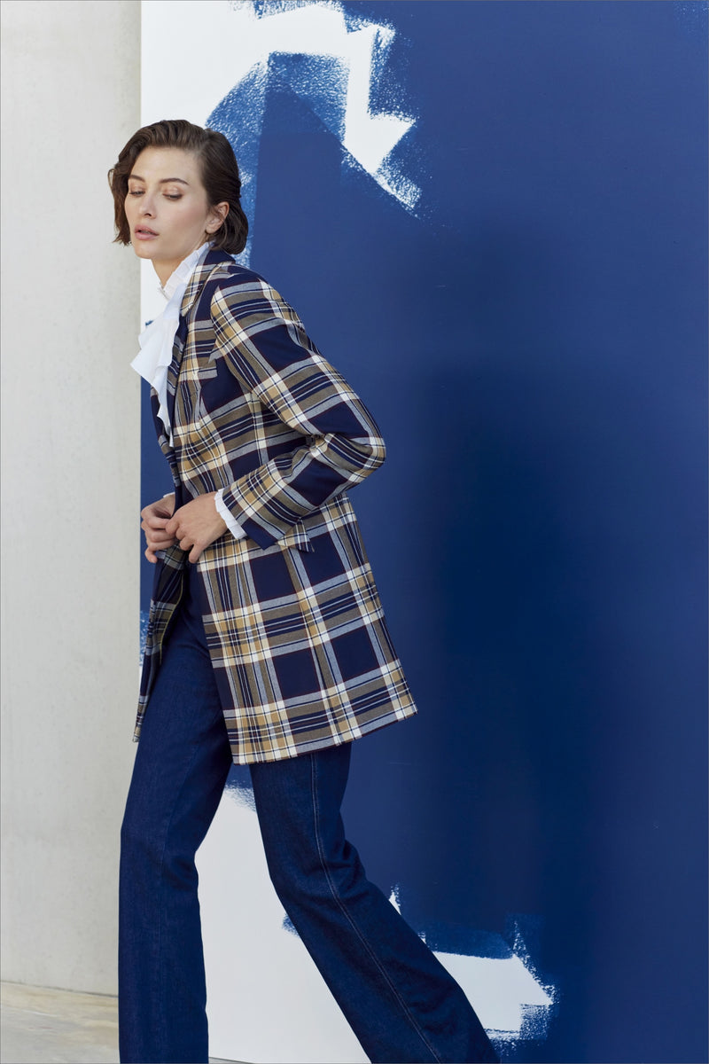 WOOL TRADITIONAL TARTAN JACKET HALIFAX - Jackets - SCAPA FASHION - SCAPA OFFICIAL