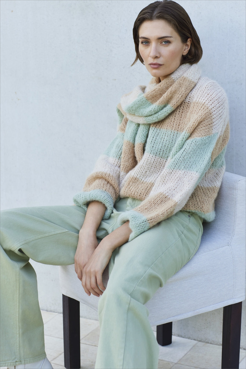 DENIM WIDE FIT TROUSERS KEIRA - TROUSERS - SCAPA FASHION - SCAPA OFFICIAL