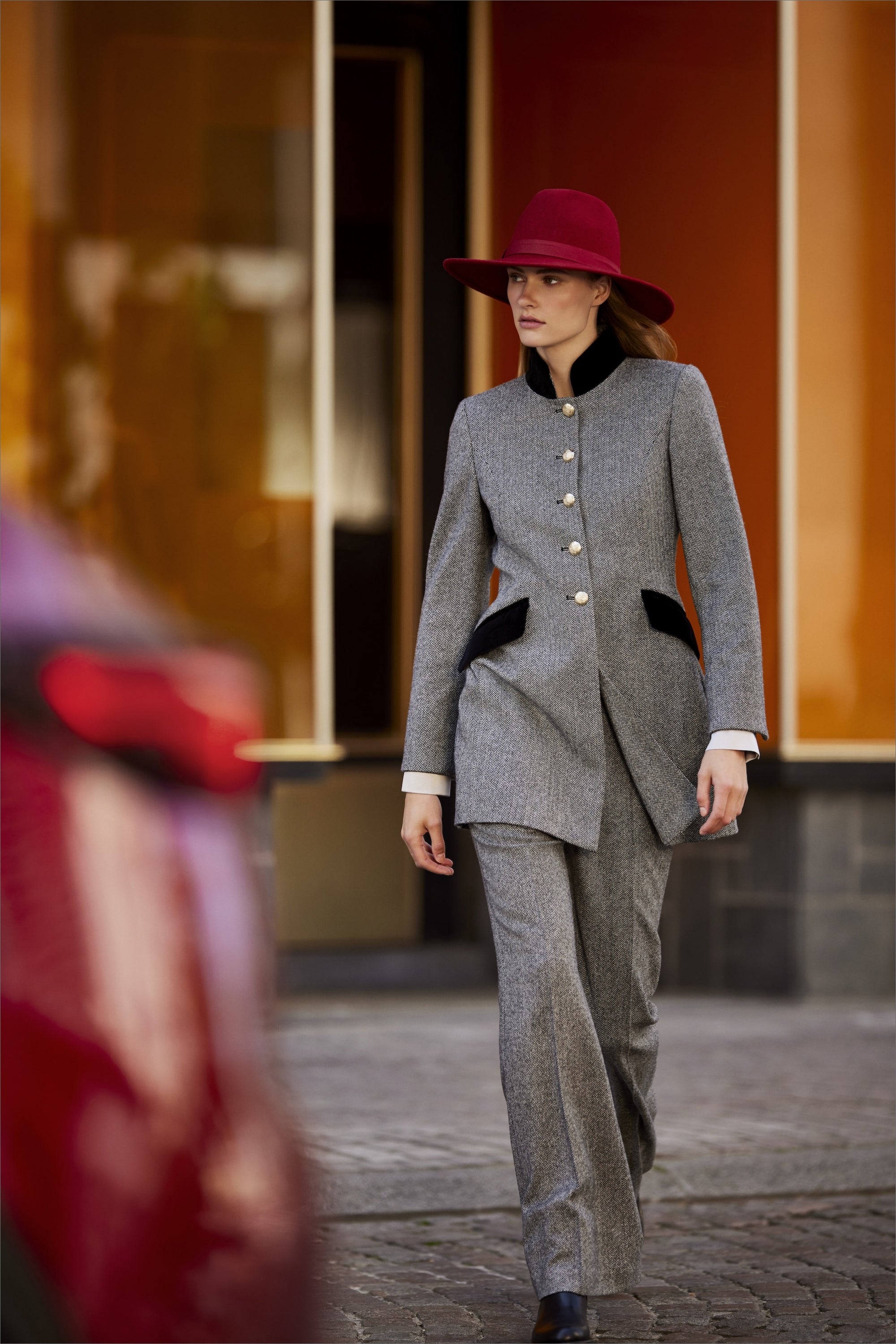 LAMBSWOOL HERRINGBONE JACKET PRESTON SCAPA OFFICIAL JACKETS