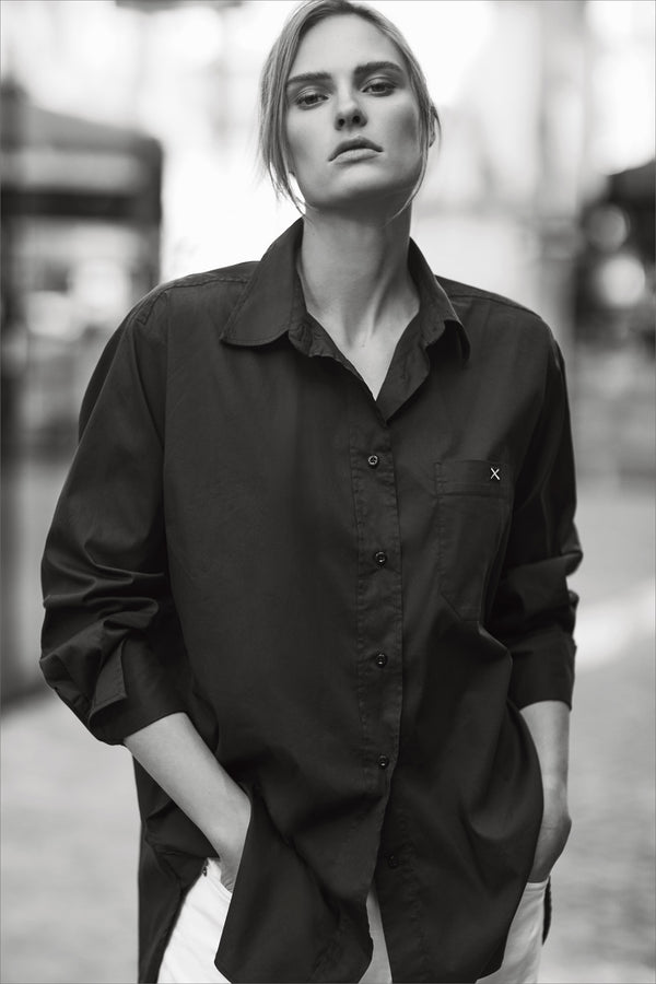 COTTON POPLIN SHIRT IMAN