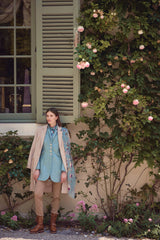 FLORAL PRINT CASHMERE SCARF CAMILA