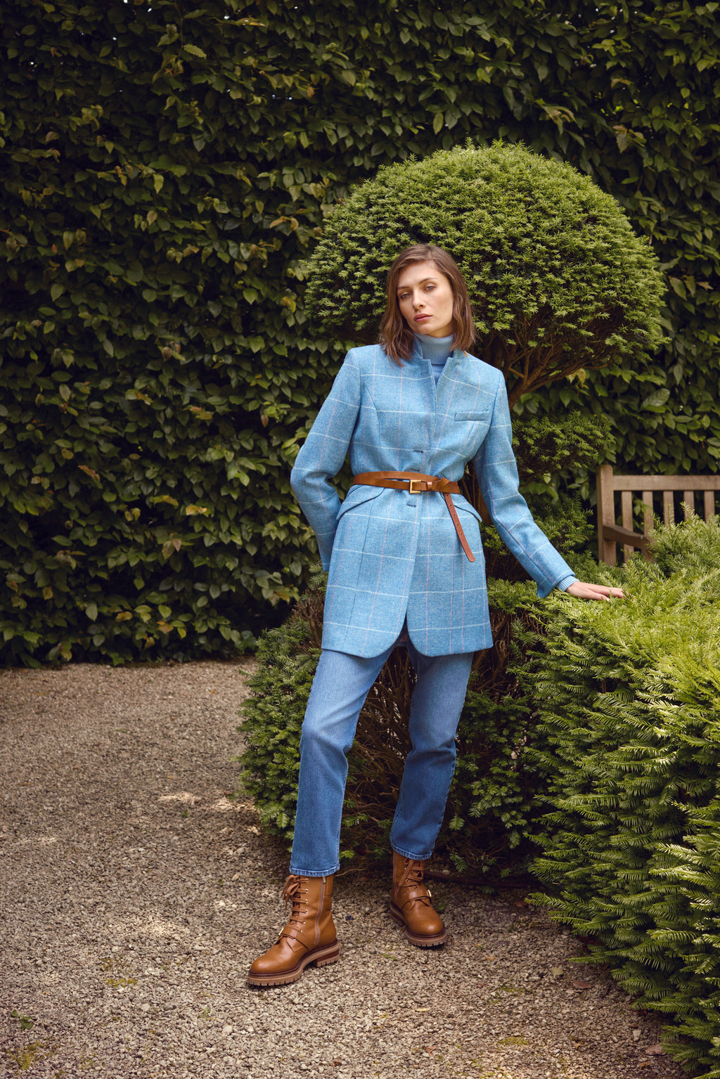 CROPPED JEANS MOUDA - DENIM BLUE - TROUSERS - SCAPA FASHION - SCAPA OFFICIAL