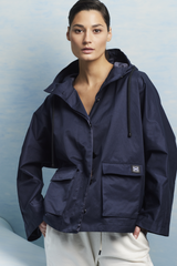 COTTON WATER RESISTANT PARCA FIN - COATS - SCAPA FASHION - SCAPA OFFICIAL