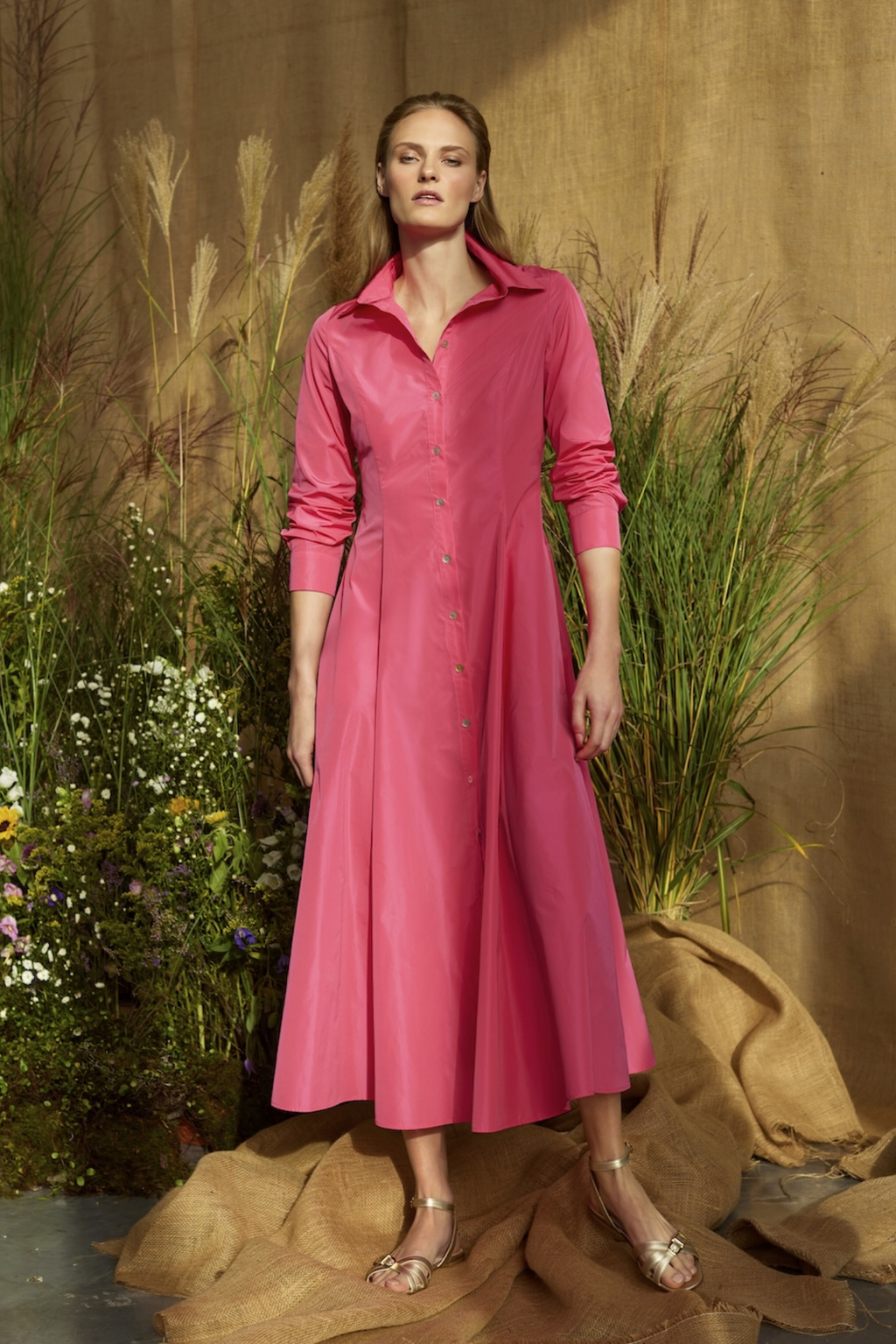 TAFFETA DRESS CHARLIE - DRESSES - SCAPA FASHION - SCAPA OFFICIAL