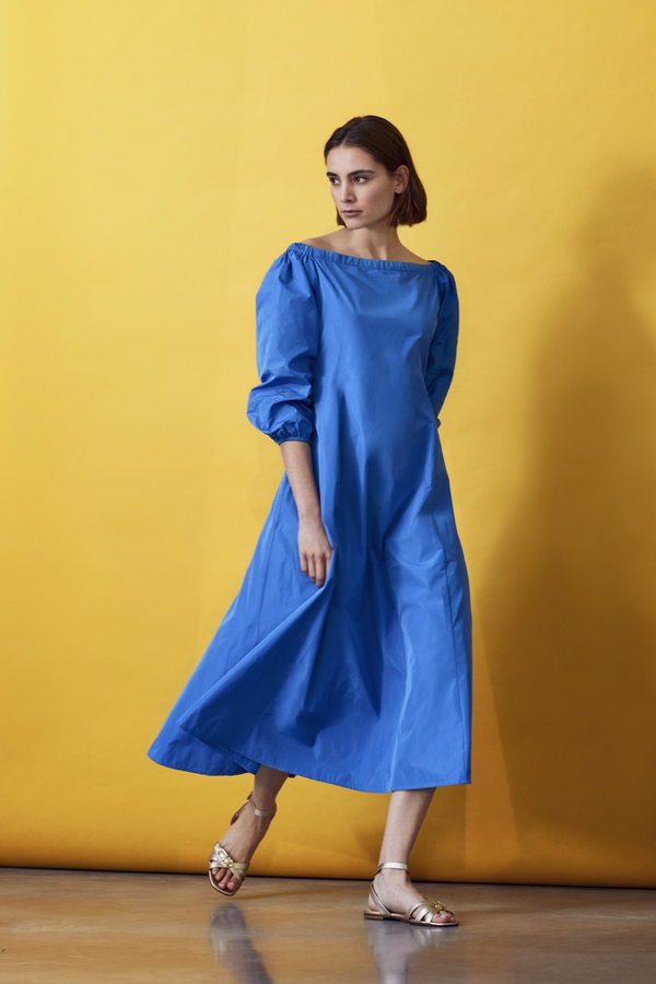 TAFFETA OFF-SHOULDER MAXI DRESS DAKOTA - DRESSES - SCAPA FASHION - SCAPA OFFICIAL