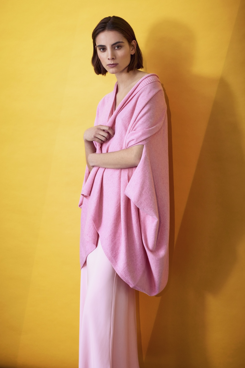 COTTON PONCHO BRIGID - PULLS - SCAPA FASHION - SCAPA OFFICIAL